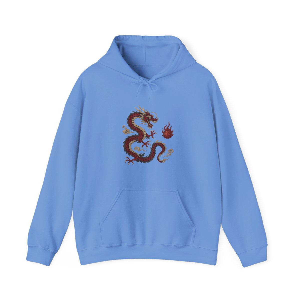 Embroidered Dragon Streetwear Hoodie - Official Hoodies merchandise