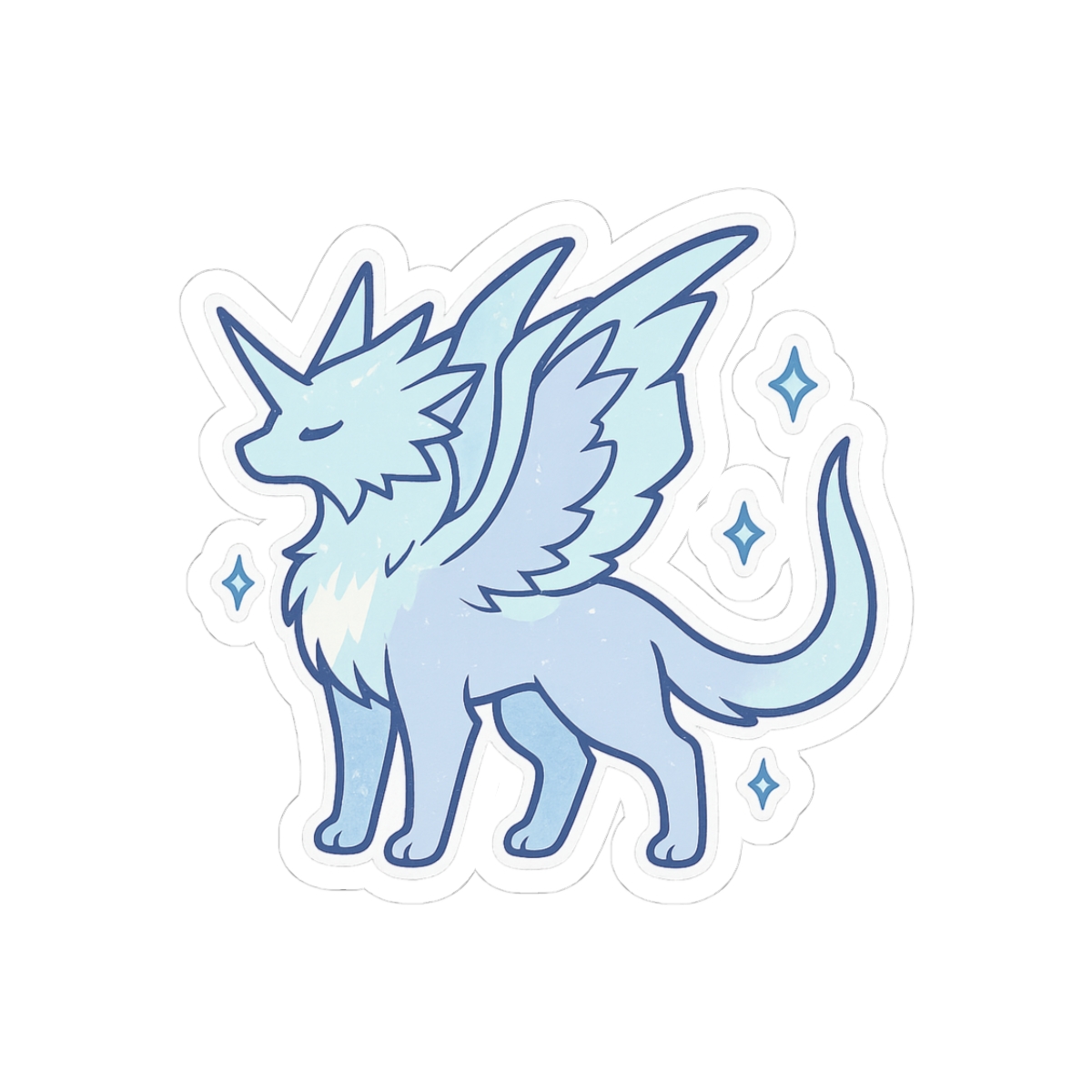 Chibi Velkhana Sticker - Official stickers merchandise