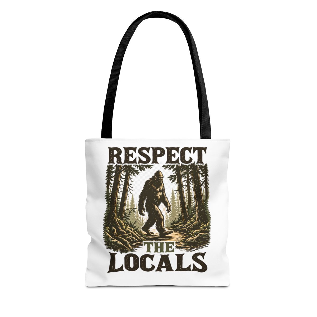 Respect the Locals Bigfoot Wilderness Reusable Bags - Official Creator merchandise