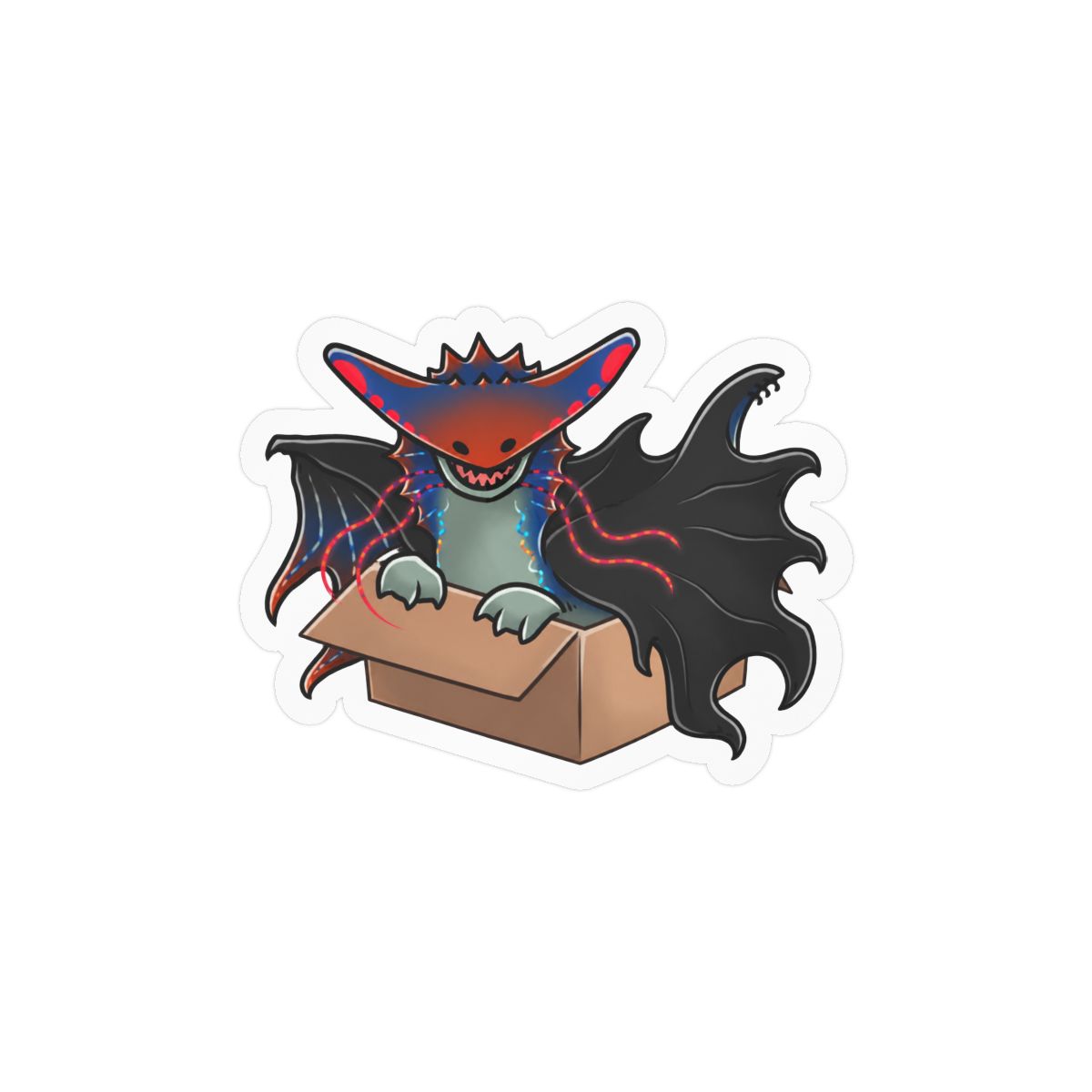 Namielle Monster Hunter Sticker | Bold Vinyl Decal - alternate angle 2, merchandise