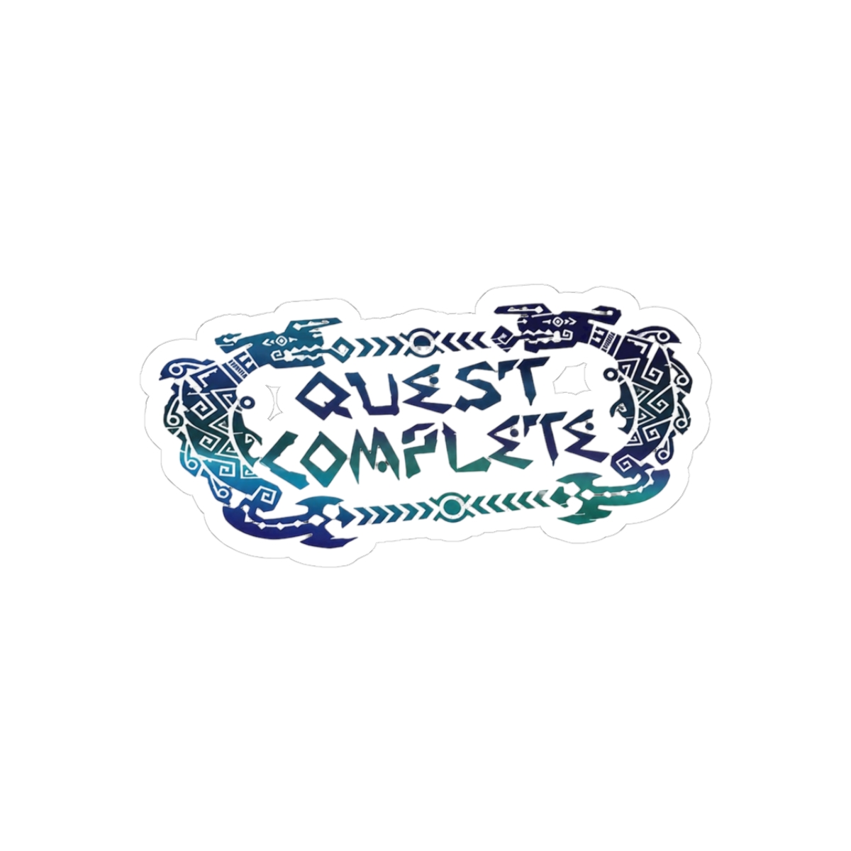 Monster hunter: quest complete Sticker - Official stickers merchandise