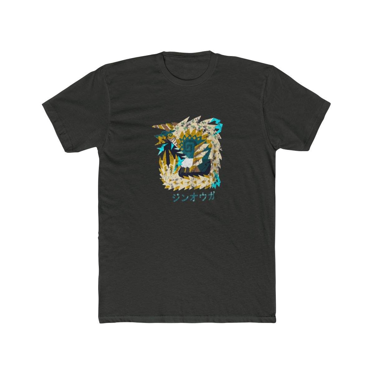 Monster Hunter World Iceborne Zinogre Kanji Icon T Shirt - Gamer Hunter Gift - alternate angle 5, merchandise