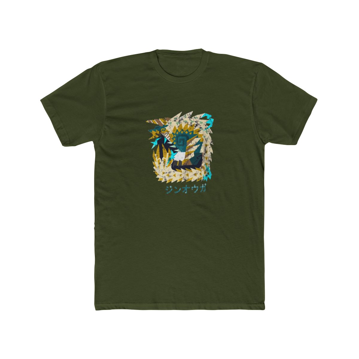 Monster Hunter World Iceborne Zinogre Kanji Icon T Shirt - Gamer Hunter Gift - alternate angle 4, merchandise