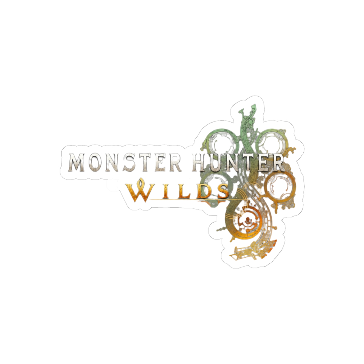 Monster Hunter Wilds Gaming Sticker - Official stickers merchandise