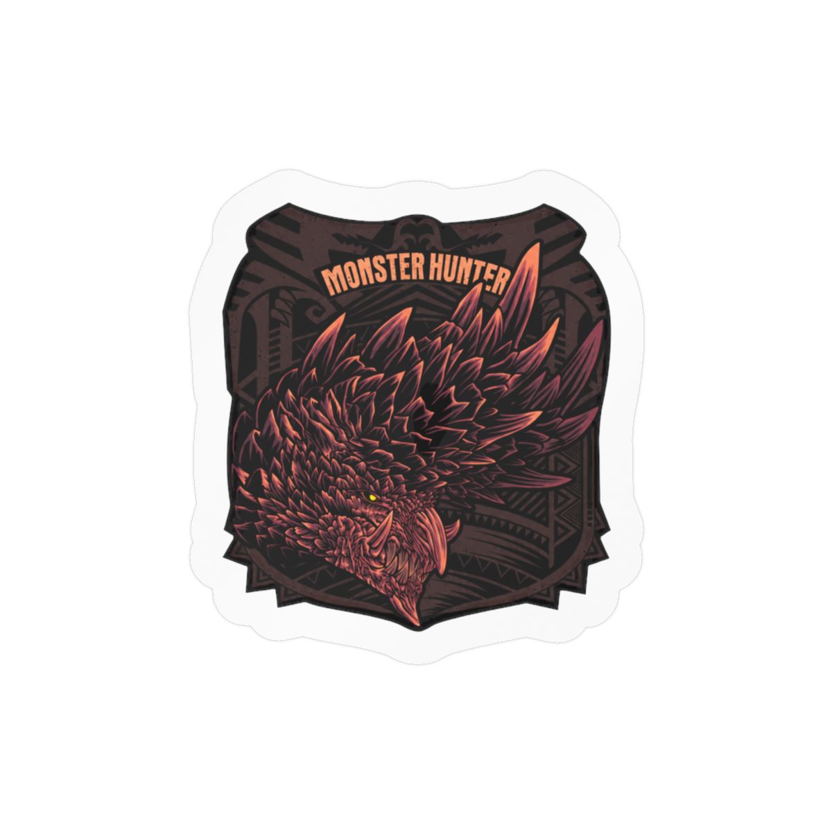 Alatreon Monster Hunter World Sticker | Epic Gaming Vinyl Decal