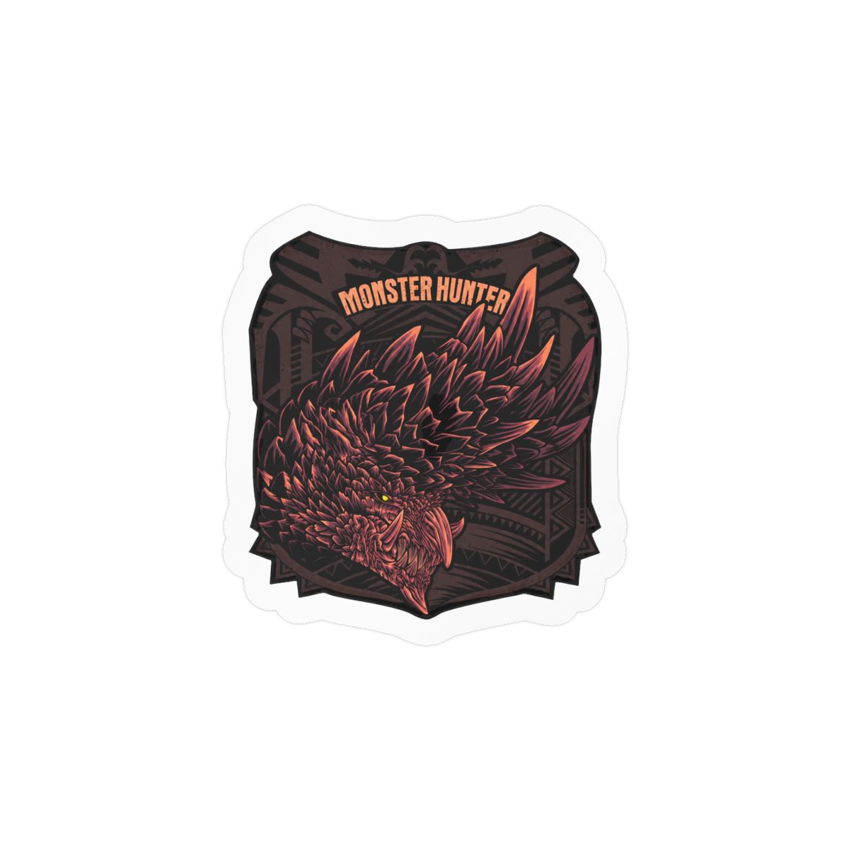 Alatreon Monster Hunter World Sticker | Epic Gaming Vinyl Decal - alternate angle 1, merchandise