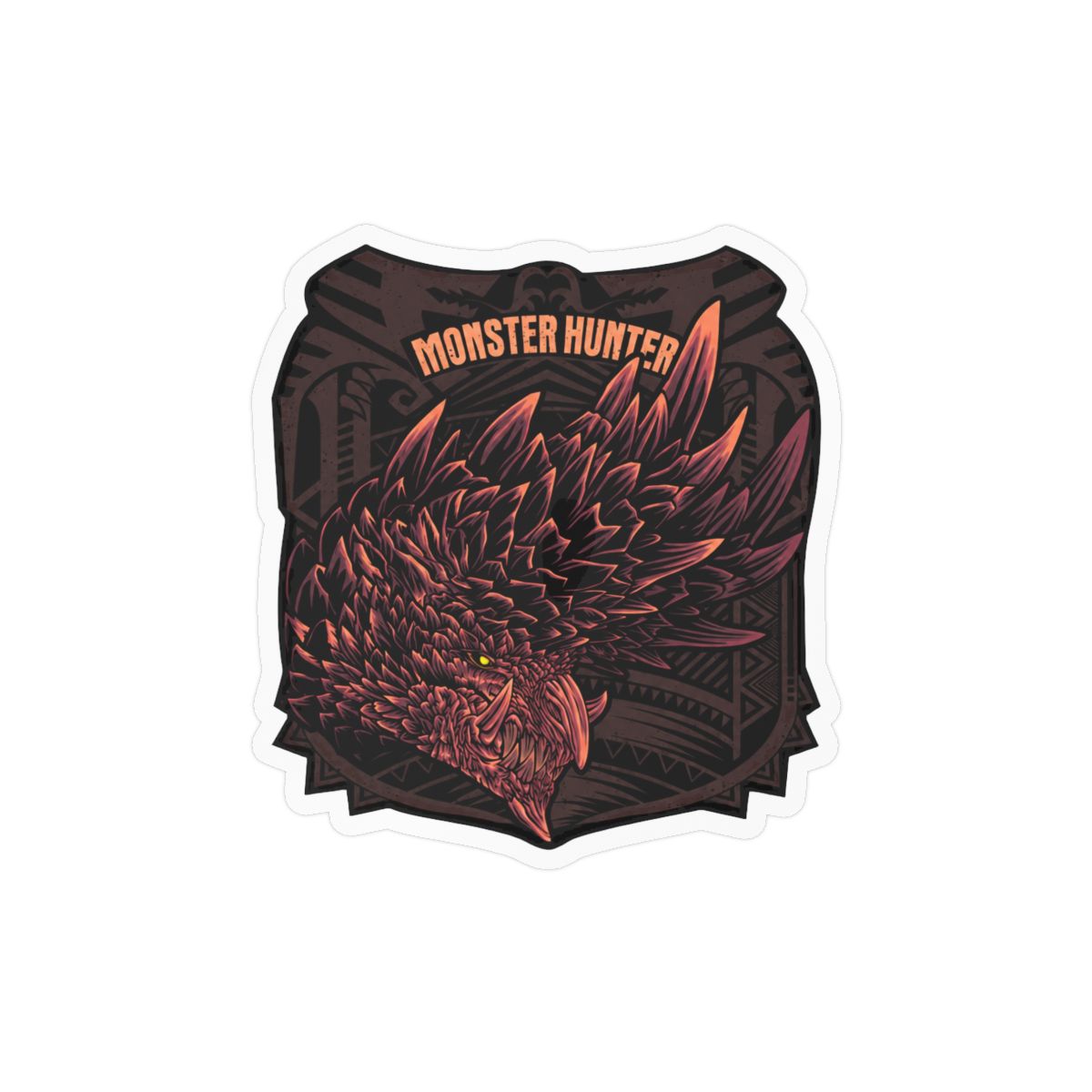 Alatreon Monster Hunter World Sticker | Epic Gaming Vinyl Decal
