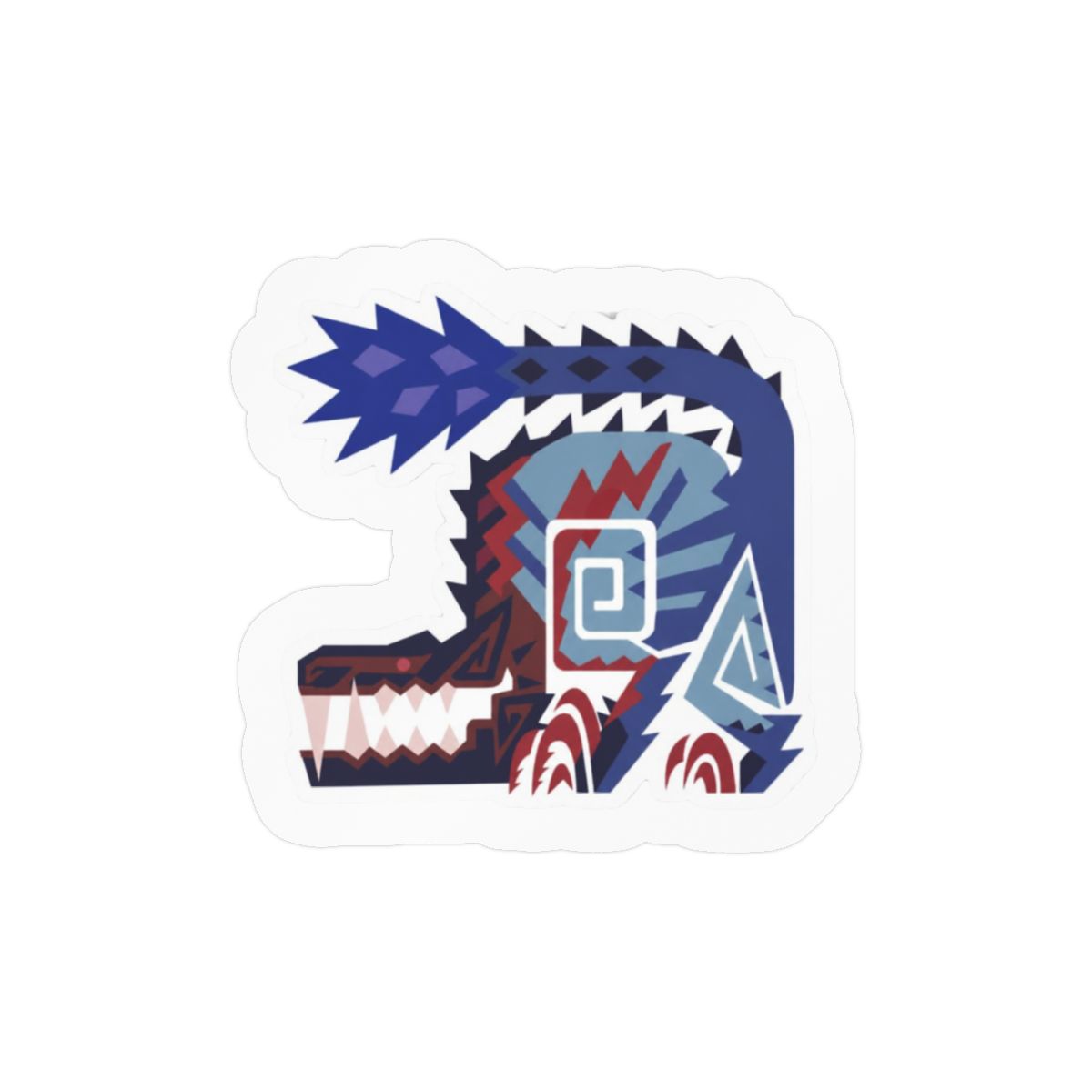 Ebony Odogaron Sticker | Bold Monster Hunter Vinyl Decal - Official Stickers merchandise