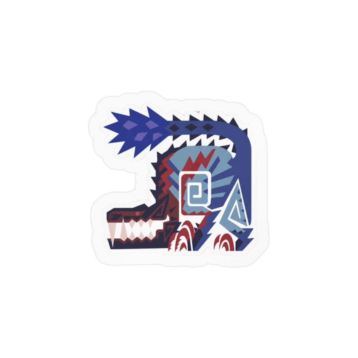 Ebony Odogaron Sticker | Bold Monster Hunter Vinyl Decal