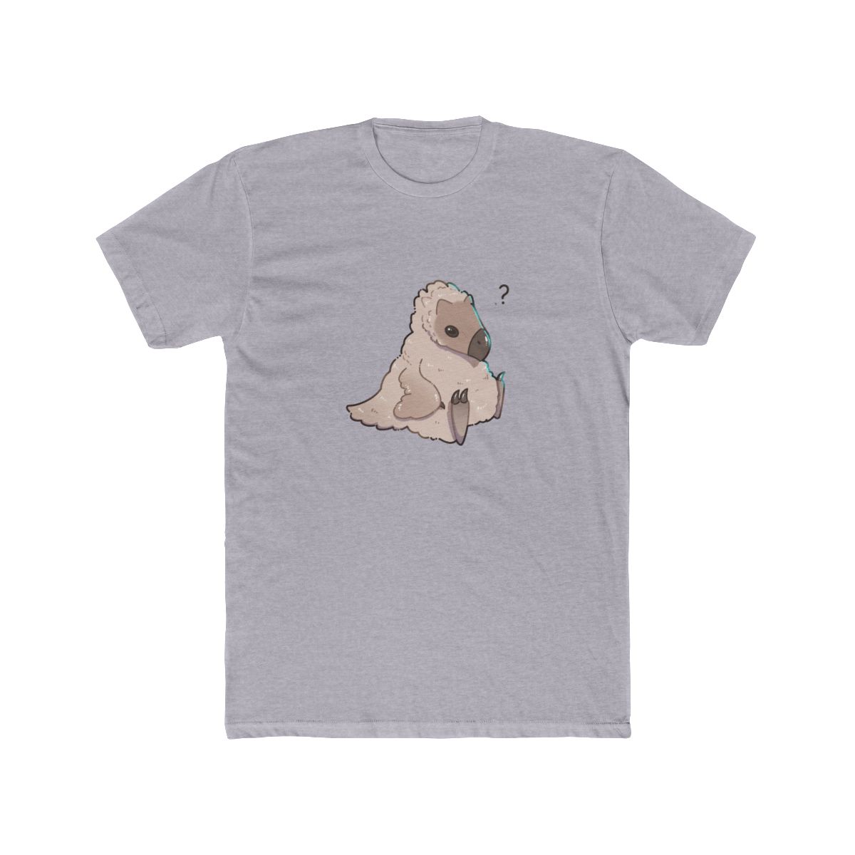 Monster Hunter Wilds Baby Seikret sits confused cute animal bird monster MHWilds MHW T Shirt - alternate angle 5, merchandise