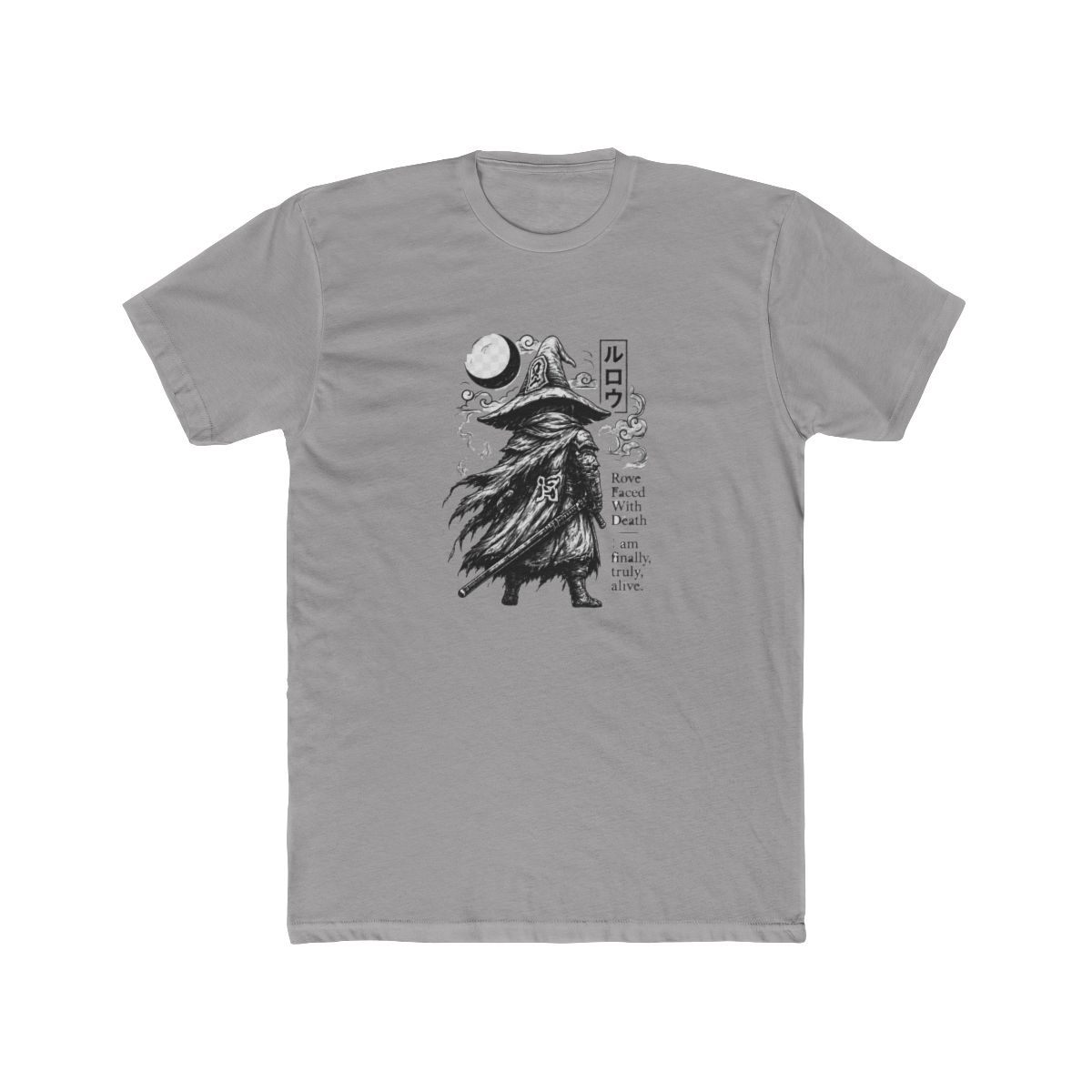 Rove Faced With Death - Monster Hunter Inspired Samurai T Shirt - Official t-shirts merchandise