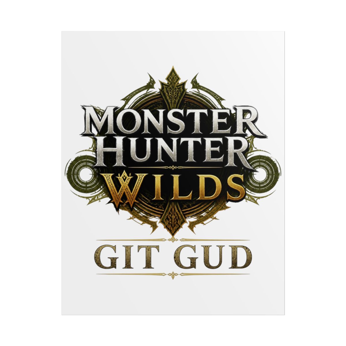 Monster Hunter Wilds "MONSTER HUNTER" Poster - alternate angle 1, merchandise
