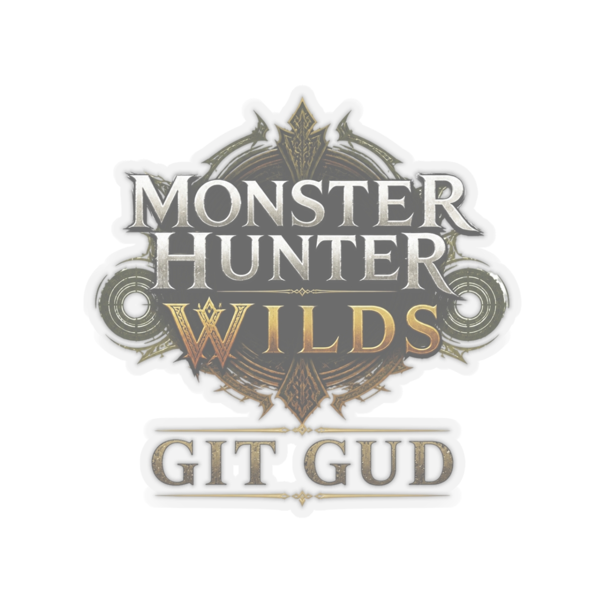 Monster Hunter Wilds "MONSTER HUNTER" Sticker