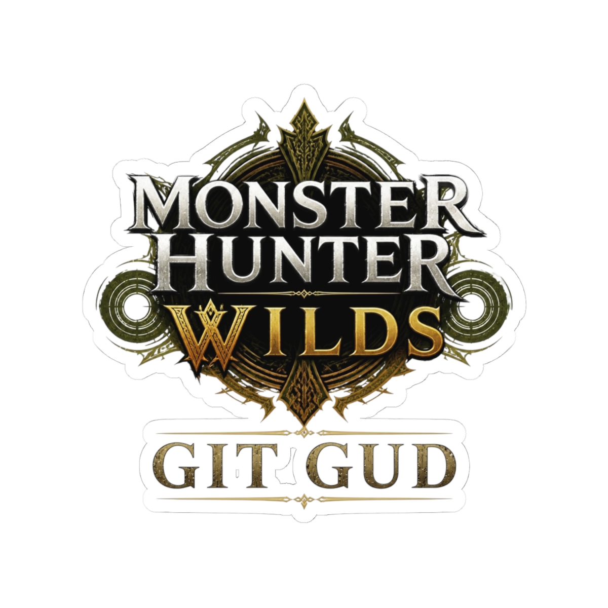Monster Hunter Wilds "MONSTER HUNTER" Sticker - alternate angle 2, merchandise