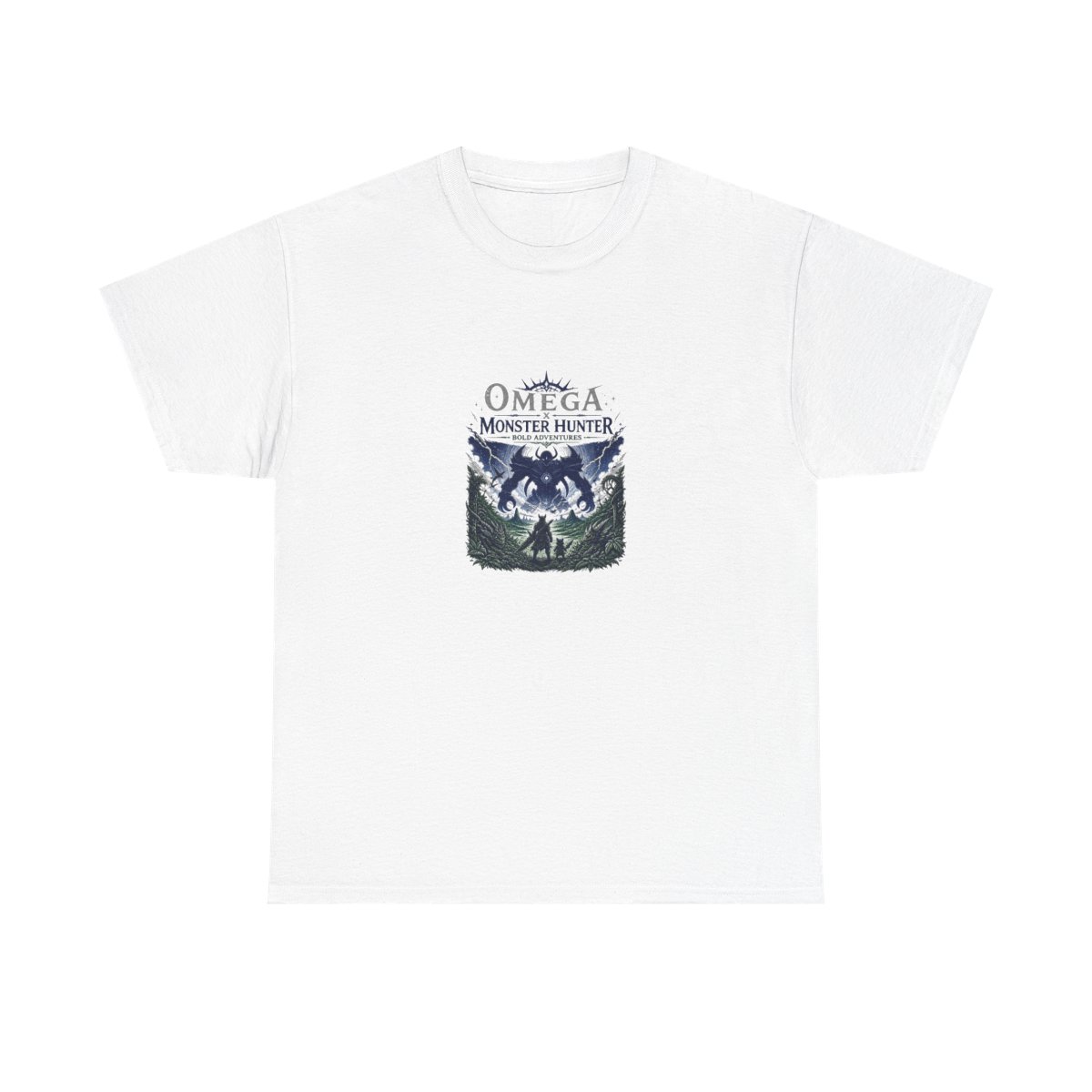 Monster Hunter Wilds "Omega x Monster Hunter: Bold Adventures" Unisex Tee - alternate angle 3, merchandise