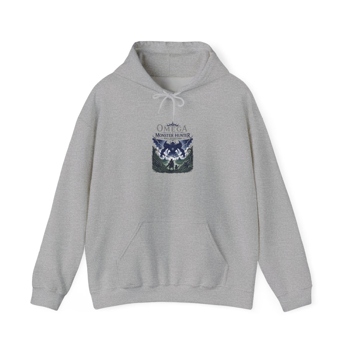 Monster Hunter Wilds "Omega x Monster Hunter: Bold Adventures" Hoodie - alternate angle 3, merchandise