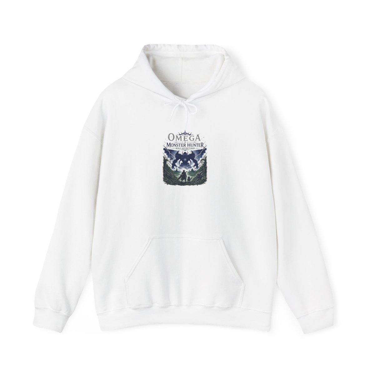 Monster Hunter Wilds "Omega x Monster Hunter: Bold Adventures" Hoodie - alternate angle 2, merchandise